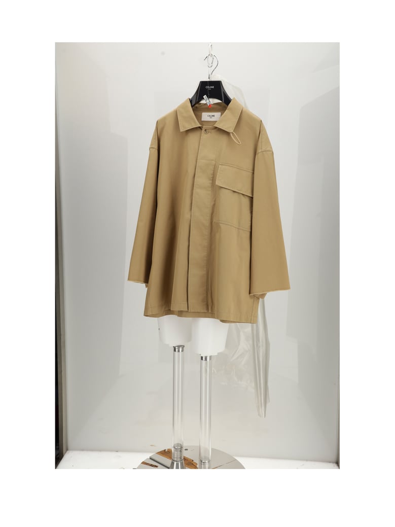 utility shirt beige by Selfnex