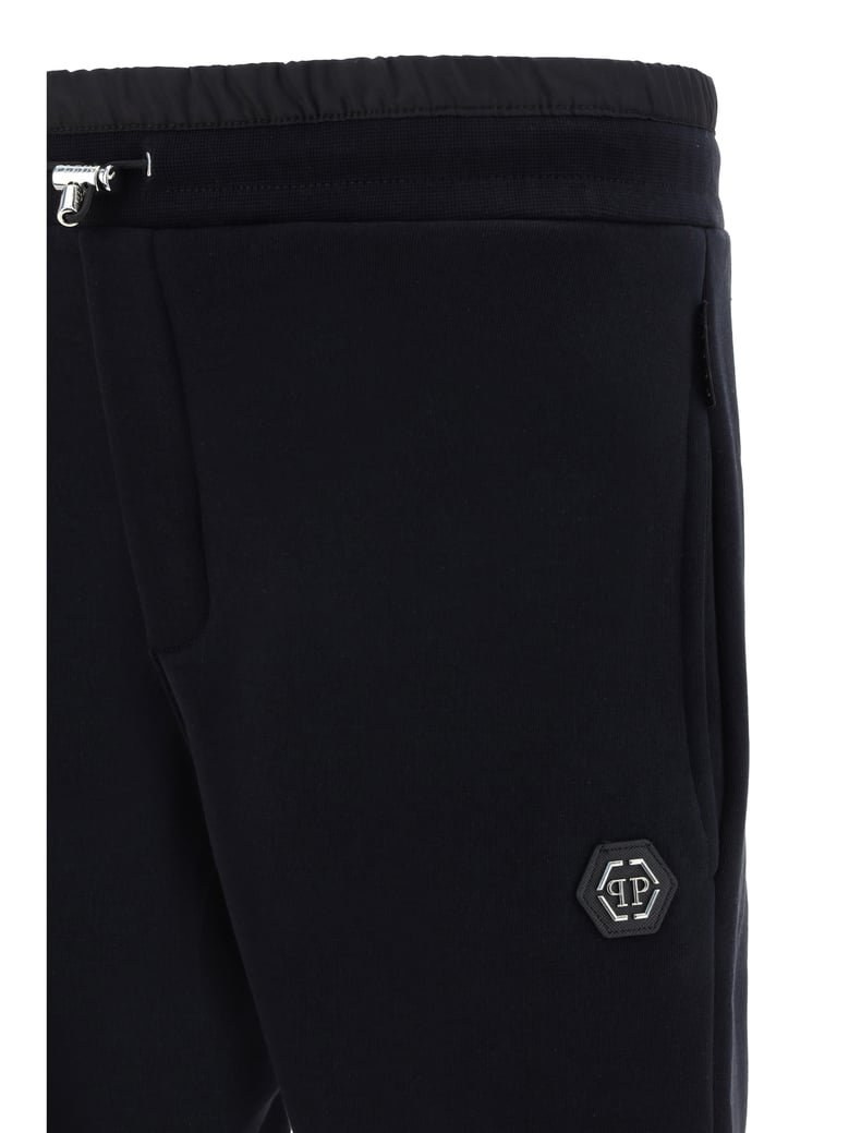 sweatpants hexagon black by Selfnex