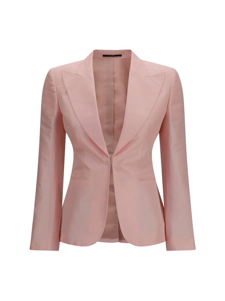 jacket silk faille hopeful pink by Selfnex