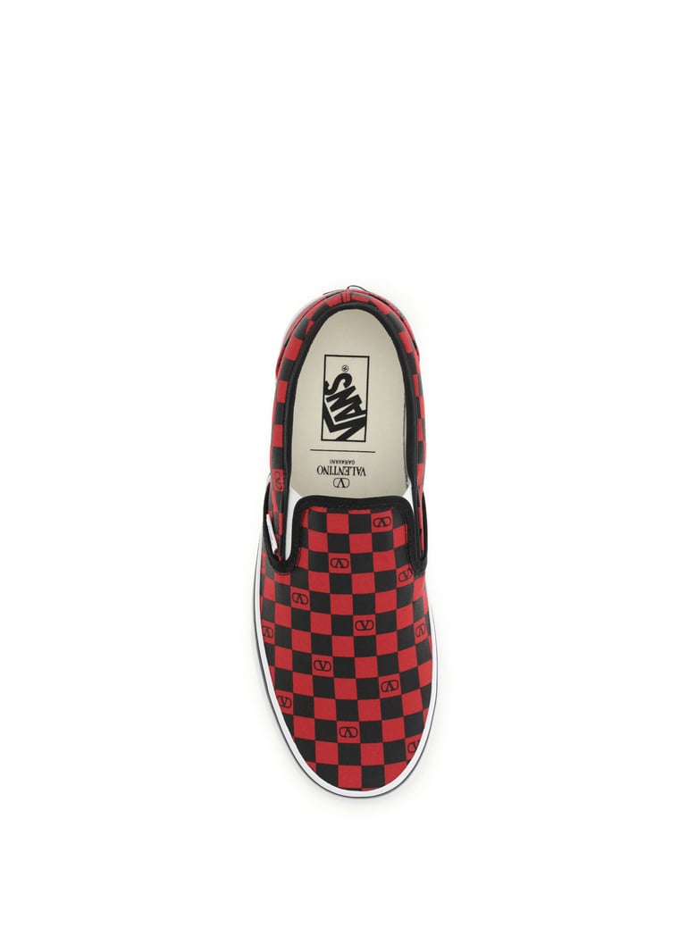 sneakers orchid slip-on pure red/black by Selfnex