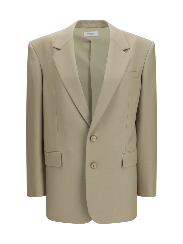 jacket single-breasted mustard wool-silk by Selfnex