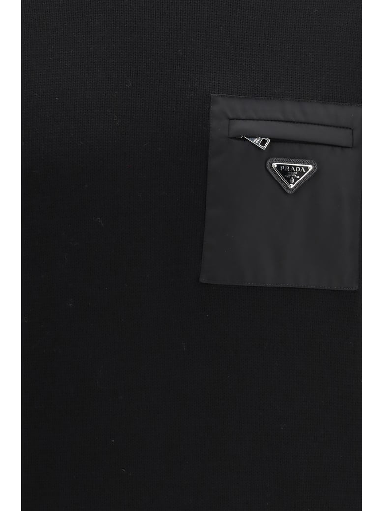 sweater virgin wool black by Selfnex
