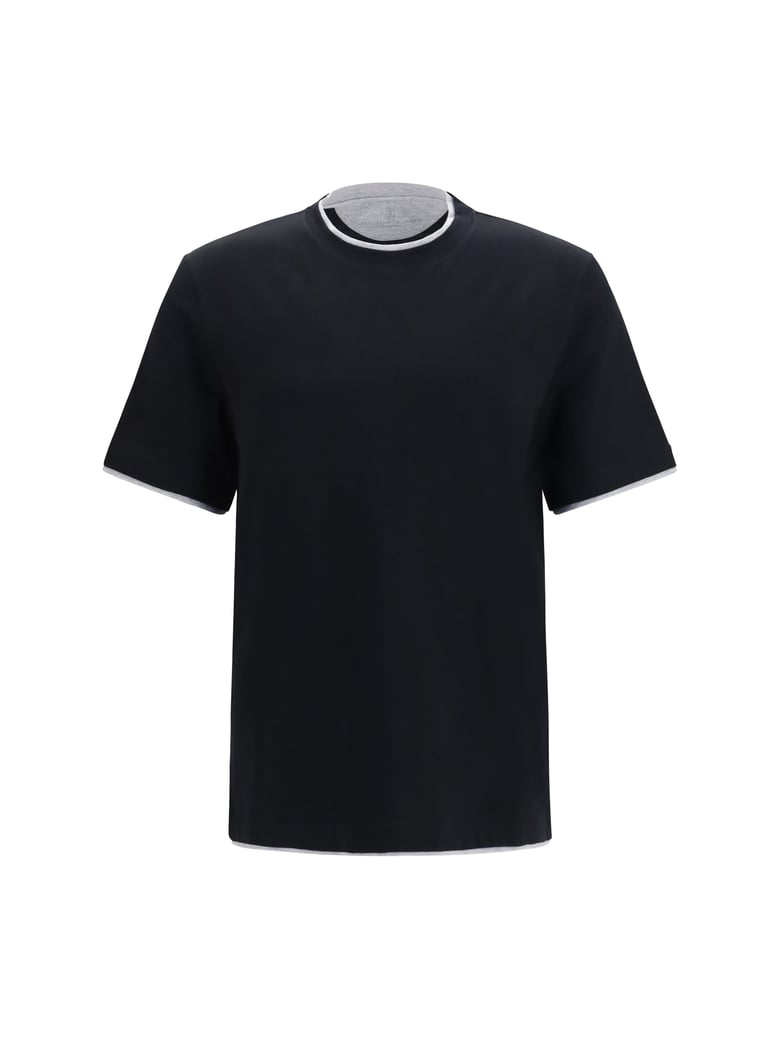 cotton t-shirt black/grey by Selfnex