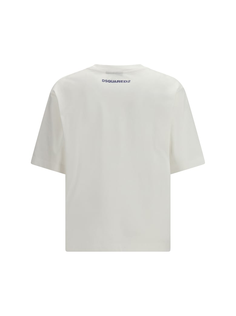 graphic print t-shirt white by Selfnex