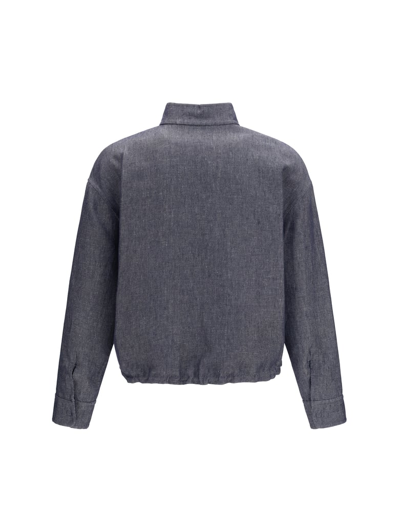 denim jacket reversible dark blue by Selfnex
