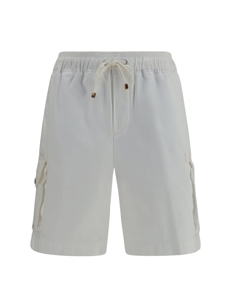 cargo shorts white by Selfnex