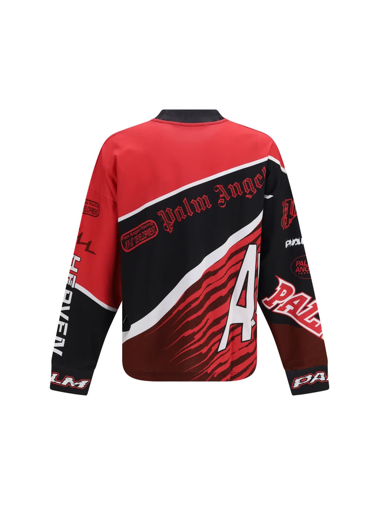 long-sleeved t-shirt racing red/black by Selfnex