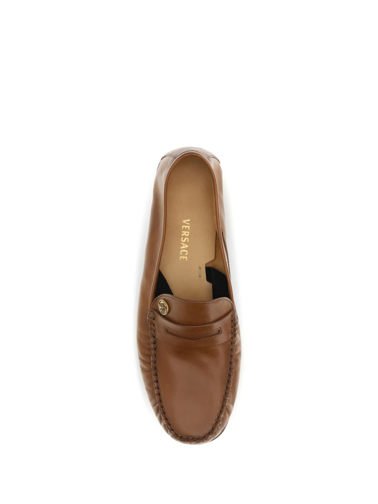 leather loafers rovere-gold by Selfnex
