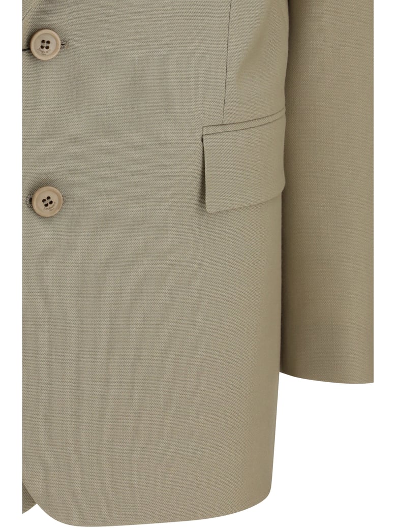 jacket single-breasted mustard wool-silk by Selfnex