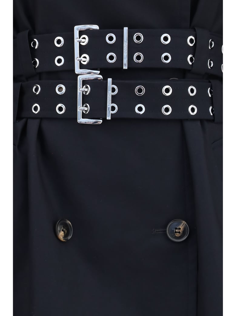 trench coat black by Selfnex