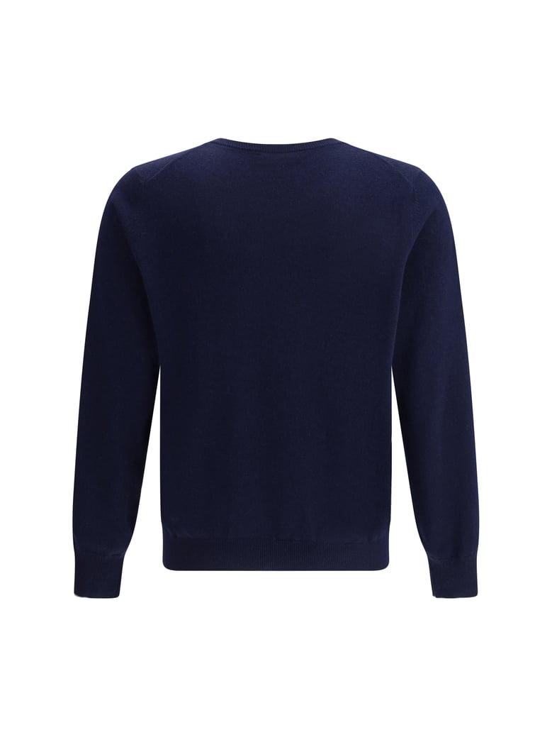 monochrome cashmere crewneck sweater by Selfnex