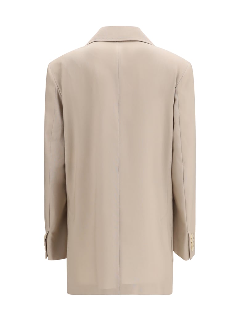blazer moss green wool-blend by Selfnex