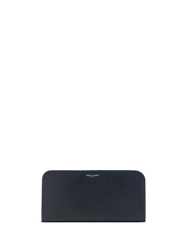 leather wallet grain de poudre black by Selfnex