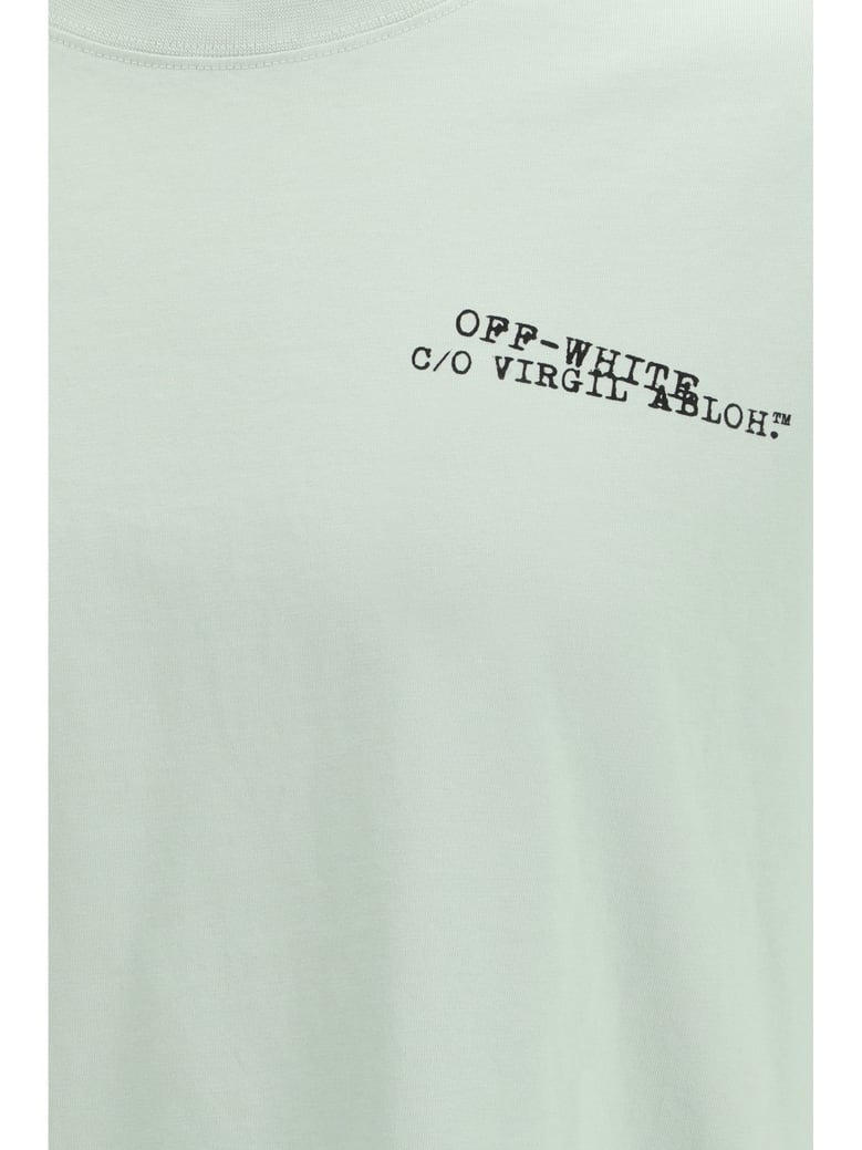 t-shirt type arrow fade out mint by Selfnex