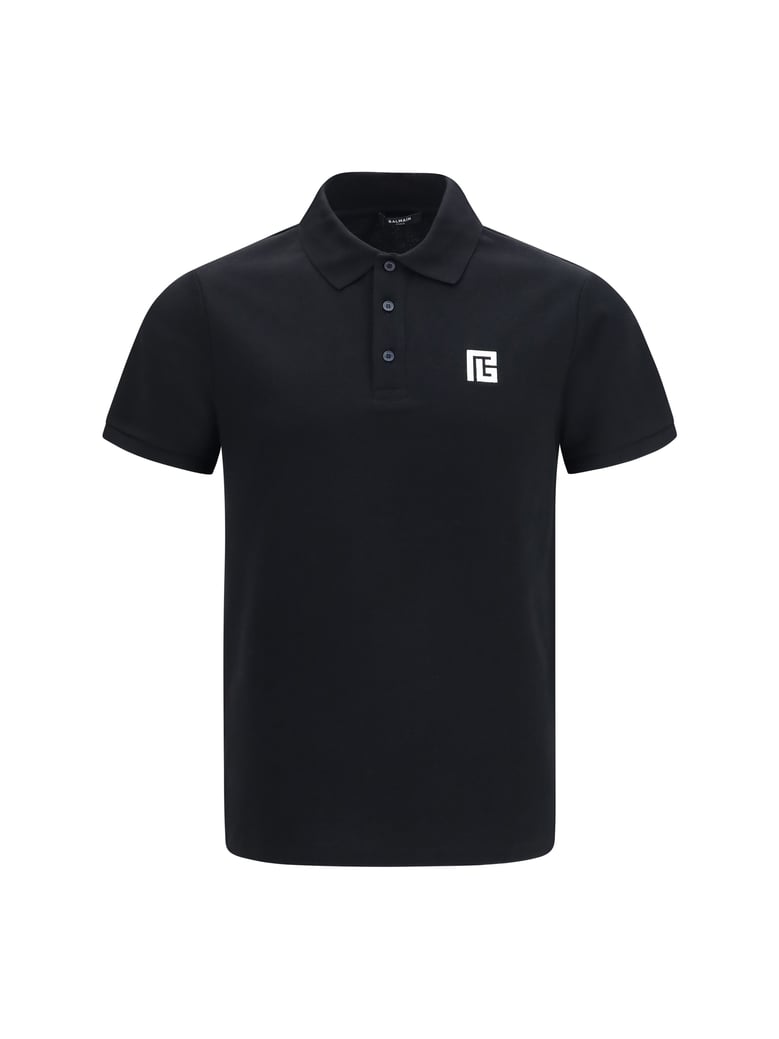 polo shirt pb embroidered black/white by Selfnex
