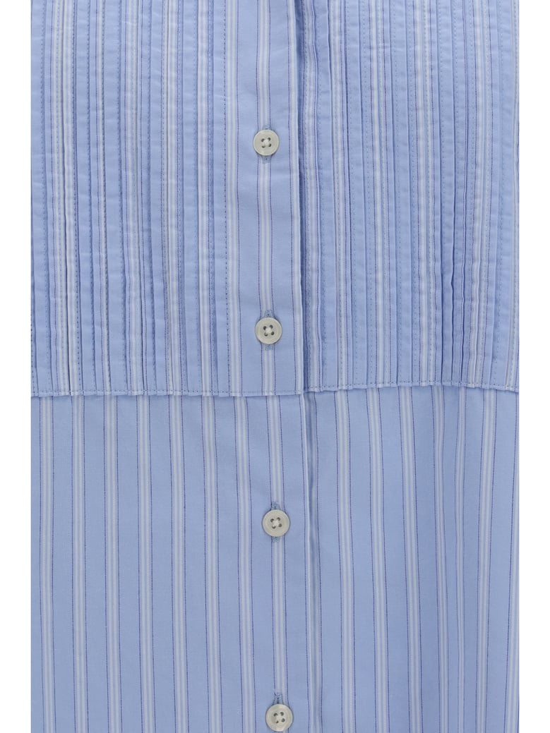shirt antonia voile blue stripes by Selfnex