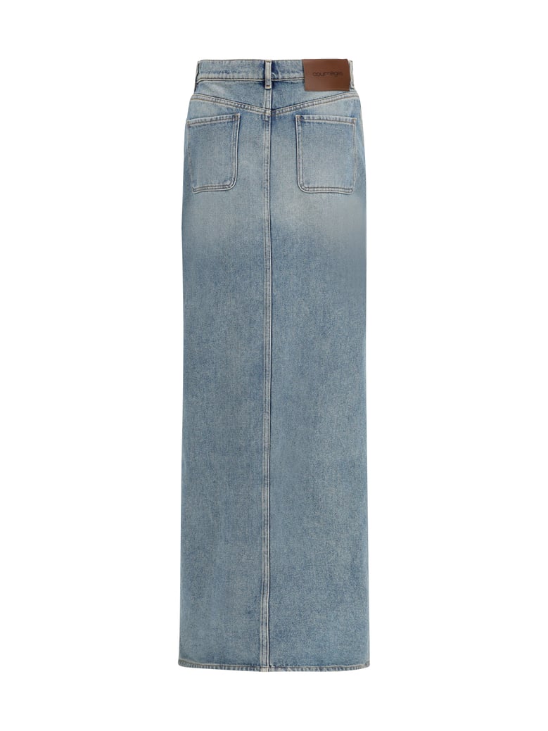 skirt, denim circle by Selfnex