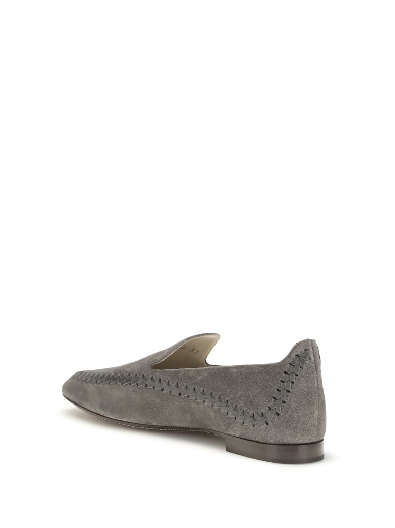 leather loafers grey by Selfnex