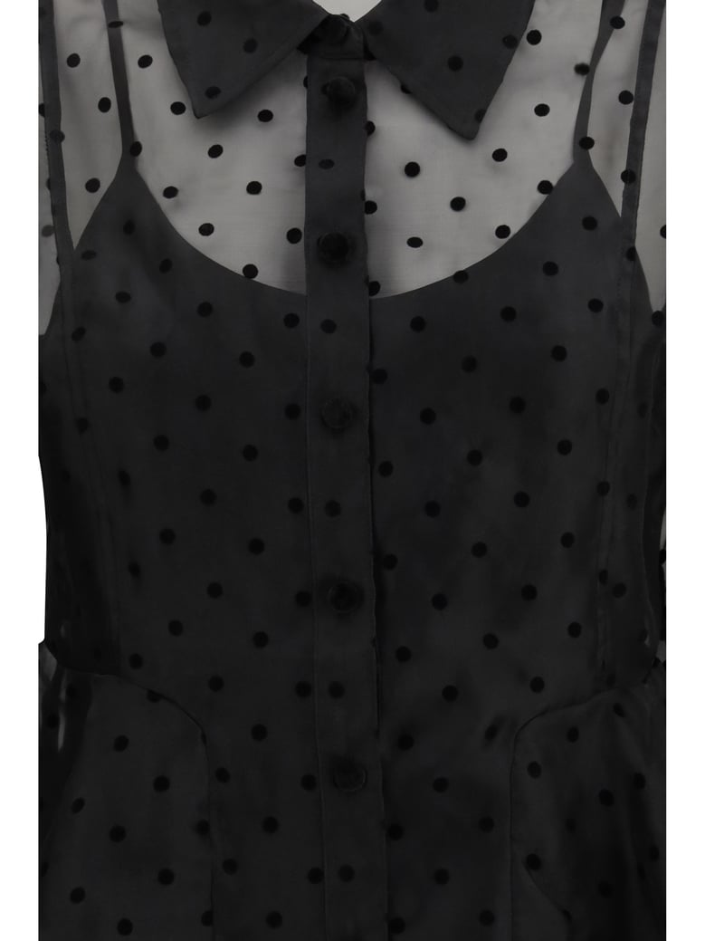 shirt organza black by Selfnex