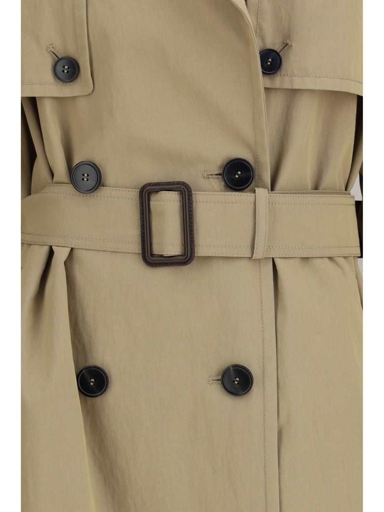 trench coat oversized hazelnut by Selfnex
