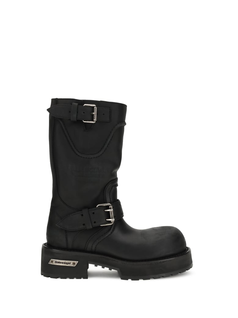 venom calf leather boots by Selfnex