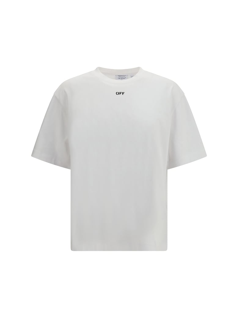 t-shirt chain araldic arrow white by Selfnex