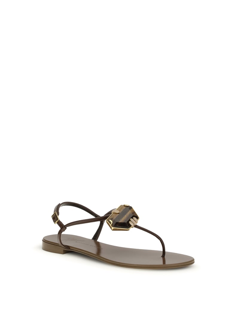 sandals pia muse hot brown by Selfnex