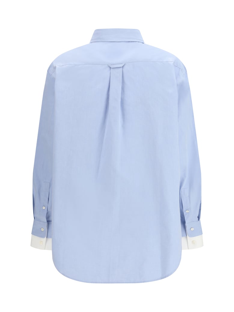 button-up shirt light blue/white by Selfnex