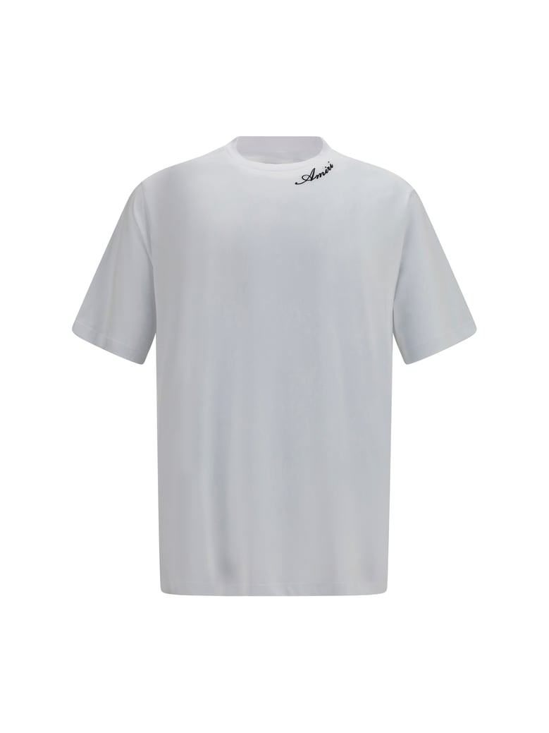 t-shirt with embroidered logo, white by Selfnex