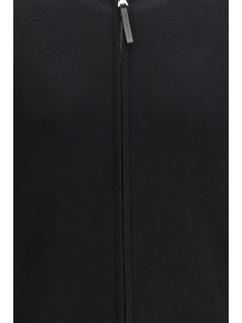 cardigan stretch wool-blend black/white by Selfnex