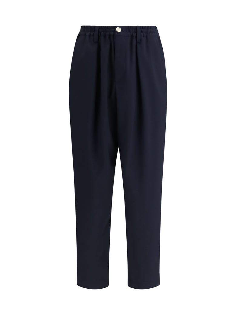 trousers merino wool blue/black by Selfnex