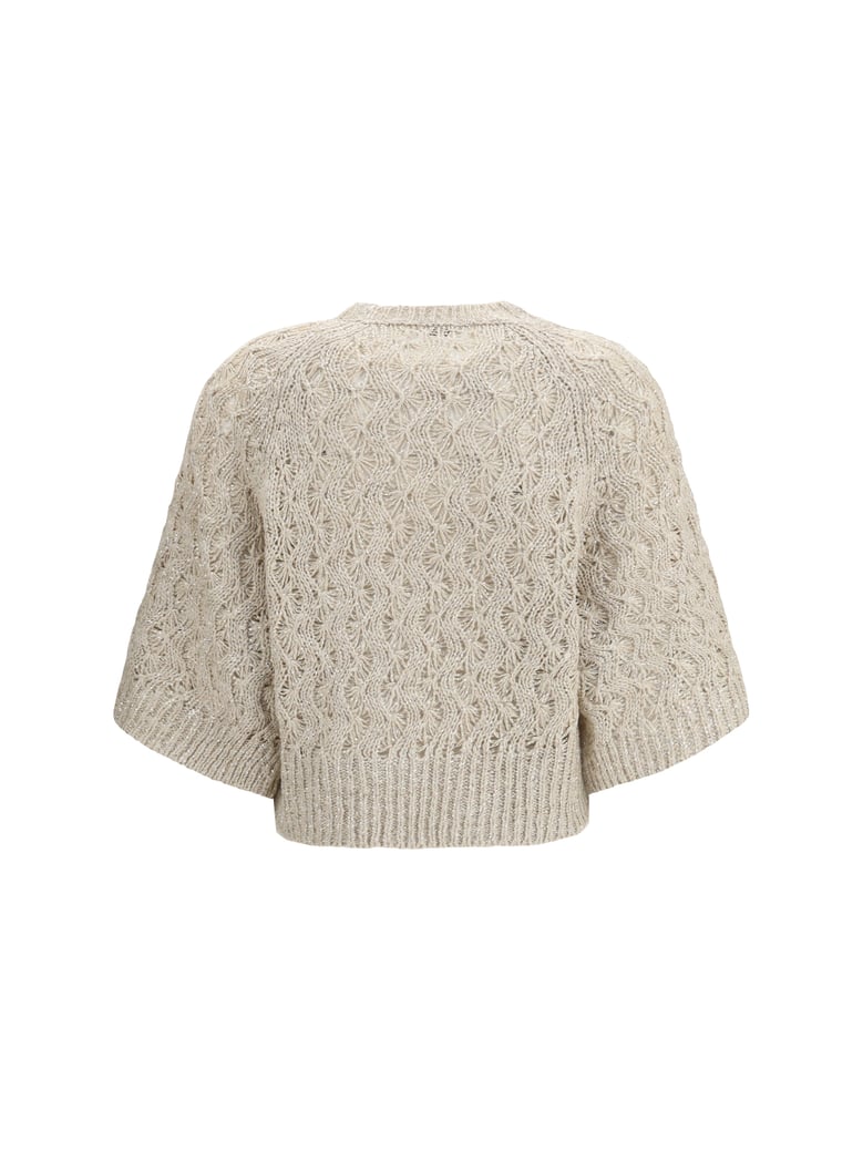 sweater open-knit silk blend by Selfnex