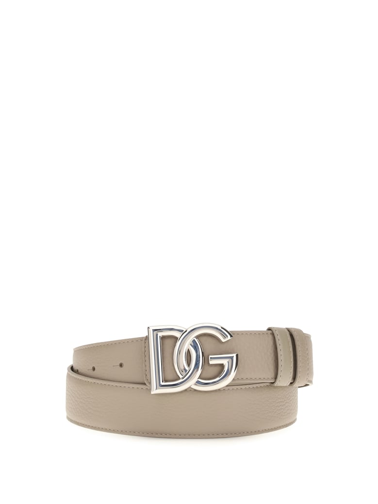 belt taupe calf leather by Selfnex