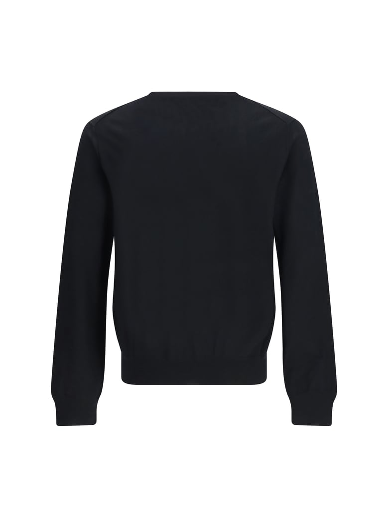 merino wool sweater black by Selfnex