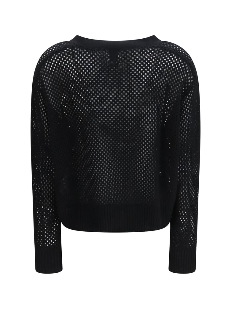 cardigan v-neck buttoned black by Selfnex