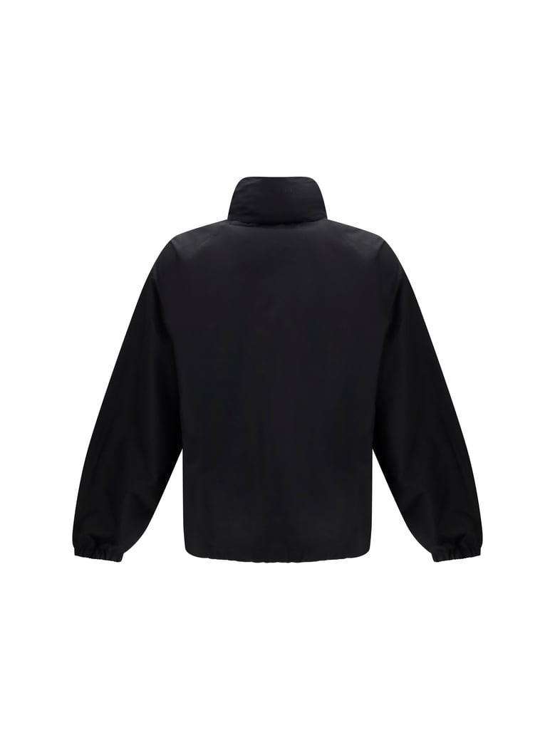 jacket compact cotton zip black by Selfnex