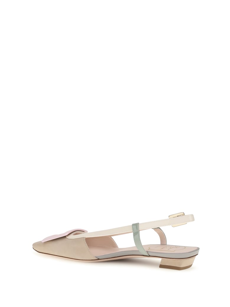 slingback suede ballerinas belle vivier by Selfnex