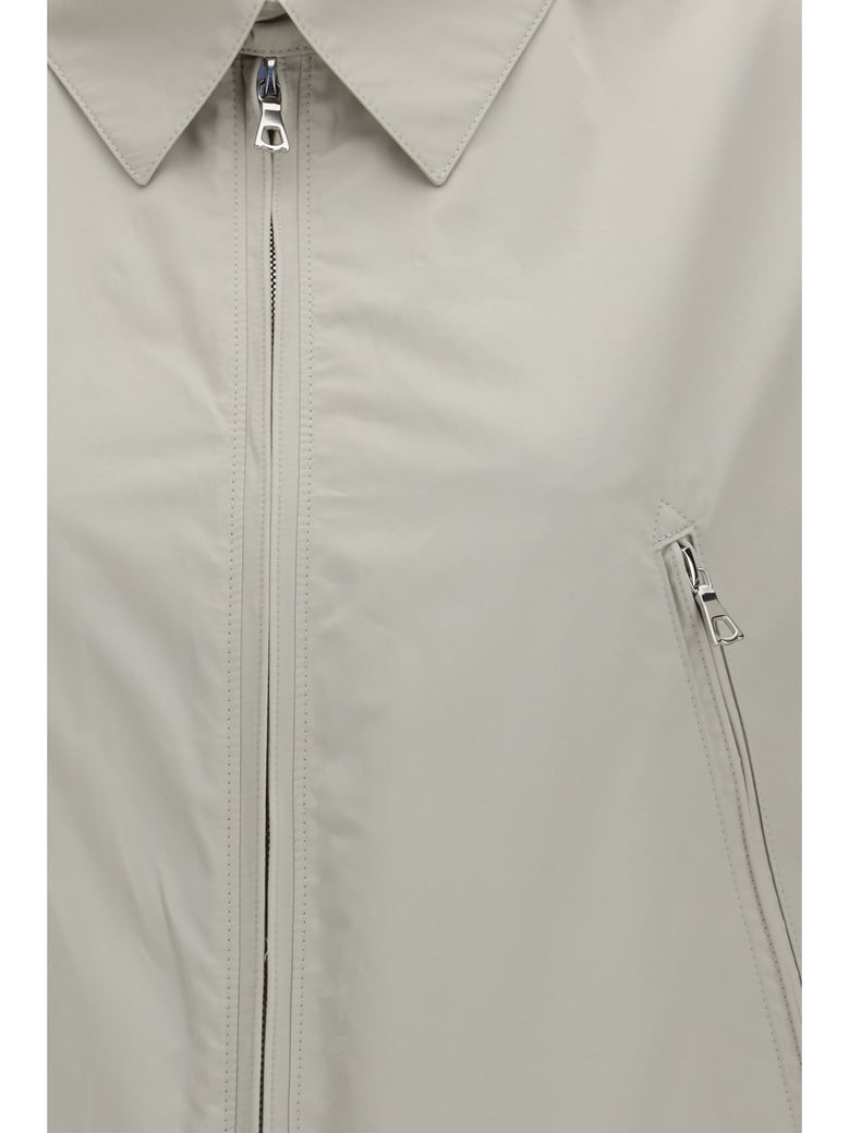 cotton jacket light grey by Selfnex