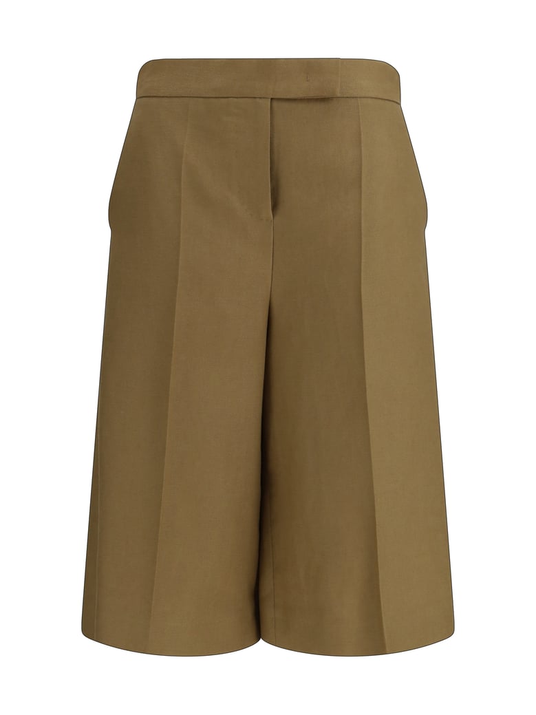 bermuda shorts high waist linen by Selfnex