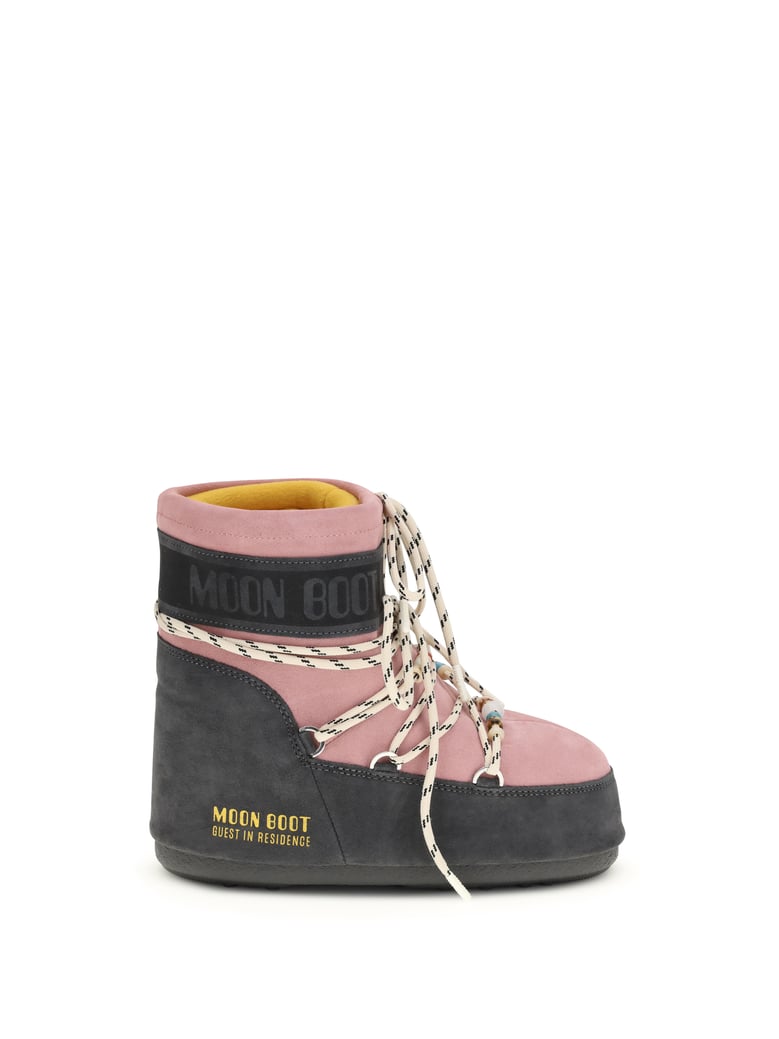 boots icon low suede grey/rose by Selfnex