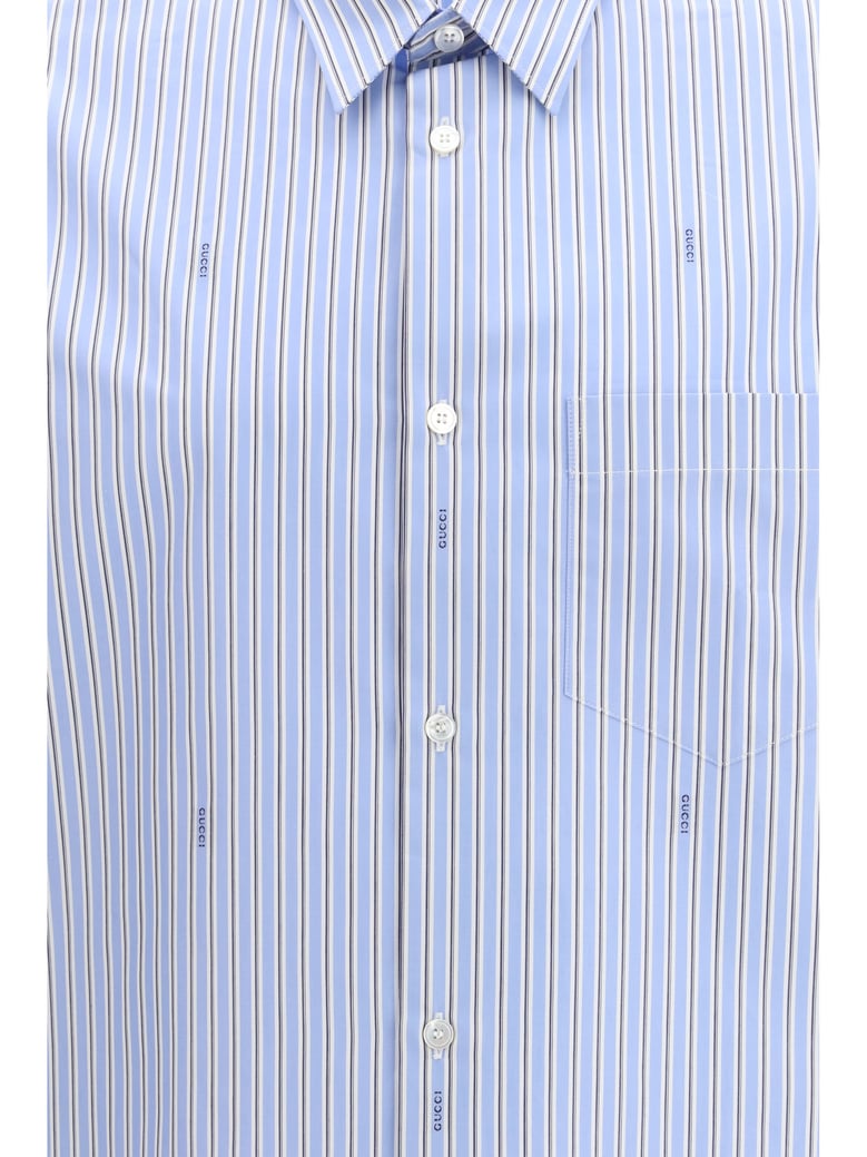 shirt striped cotton poplin by Selfnex