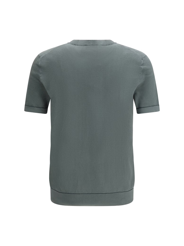 crew-neck t-shirt loden/navy by Selfnex