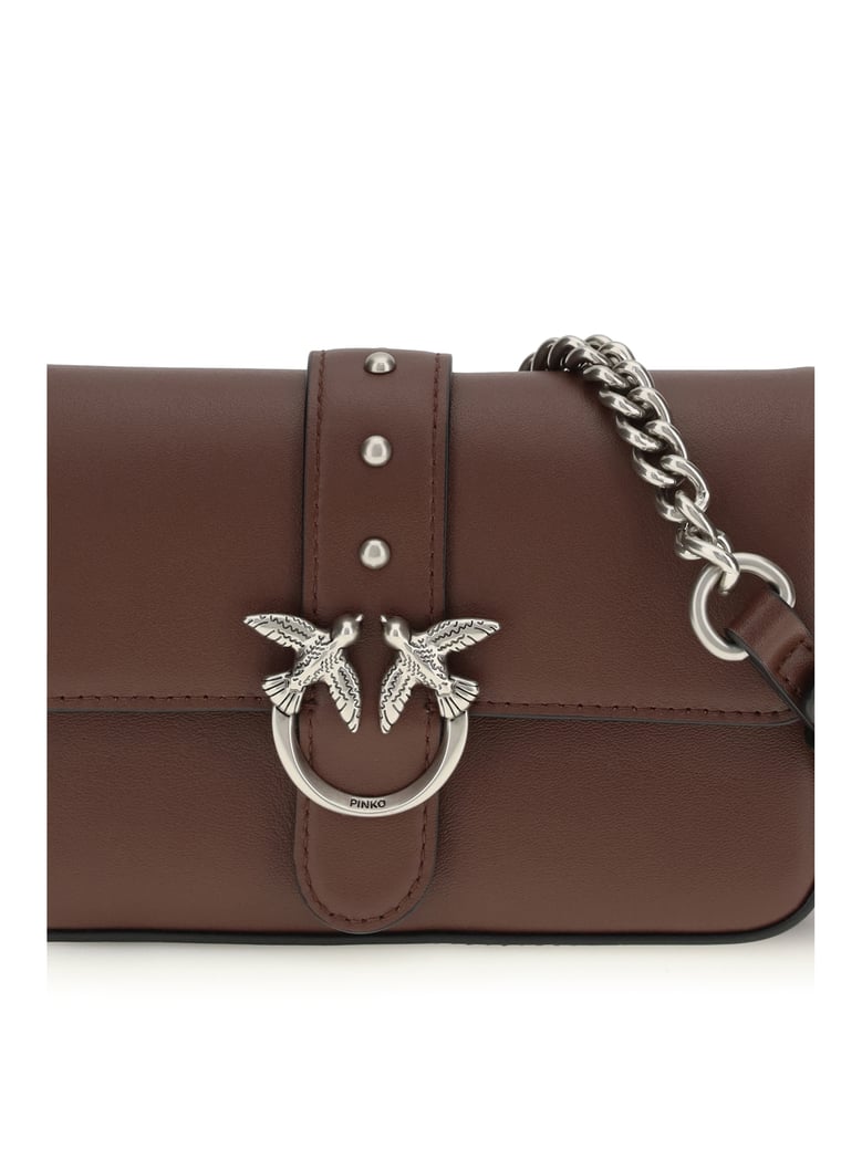 shoulder bag baby love burgundy calf leather by Selfnex