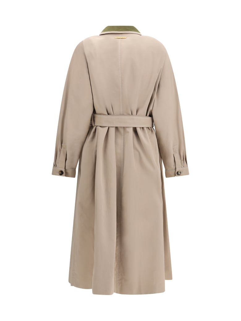 trench coat gabardine cement by Selfnex