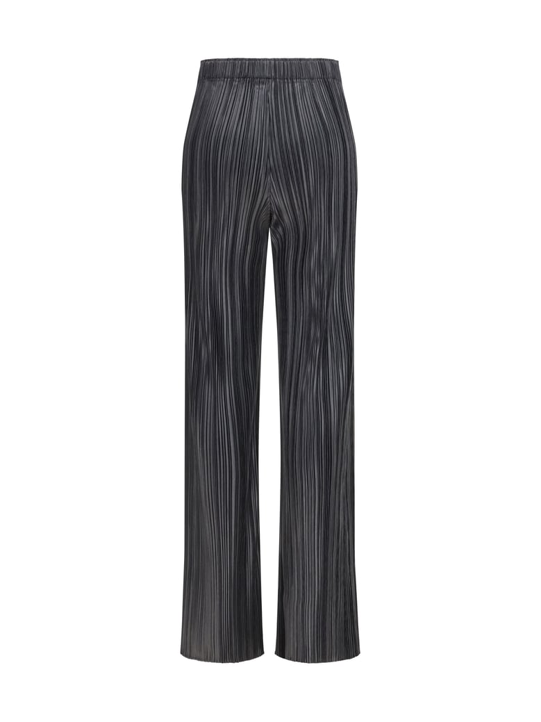 pleated pants razor black by Selfnex