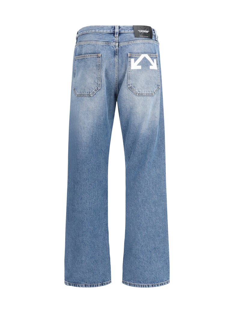 jeans half arrow light medium blue by Selfnex