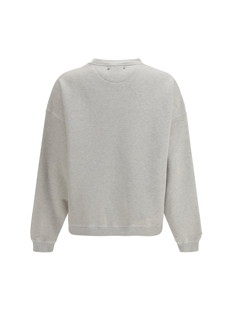 crewneck sweatshirt vintage grey melange by Selfnex