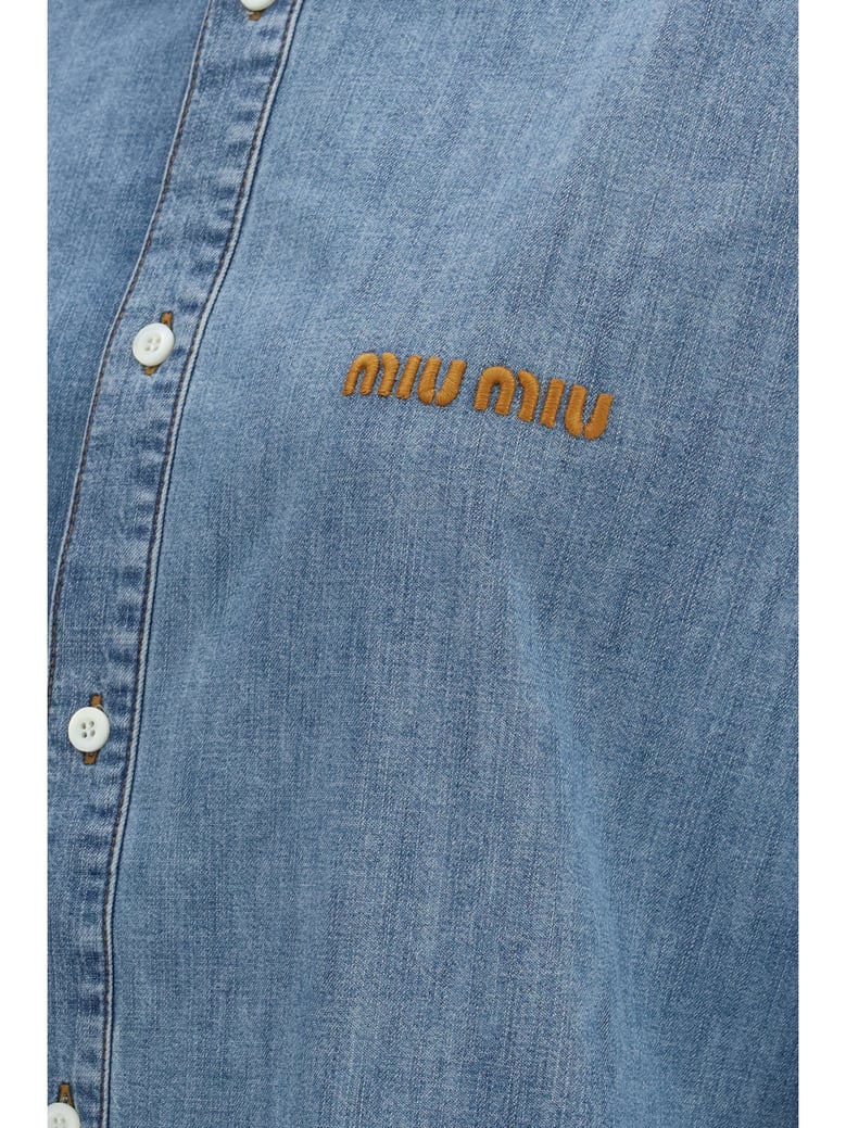 chambray shirt light blue by Selfnex
