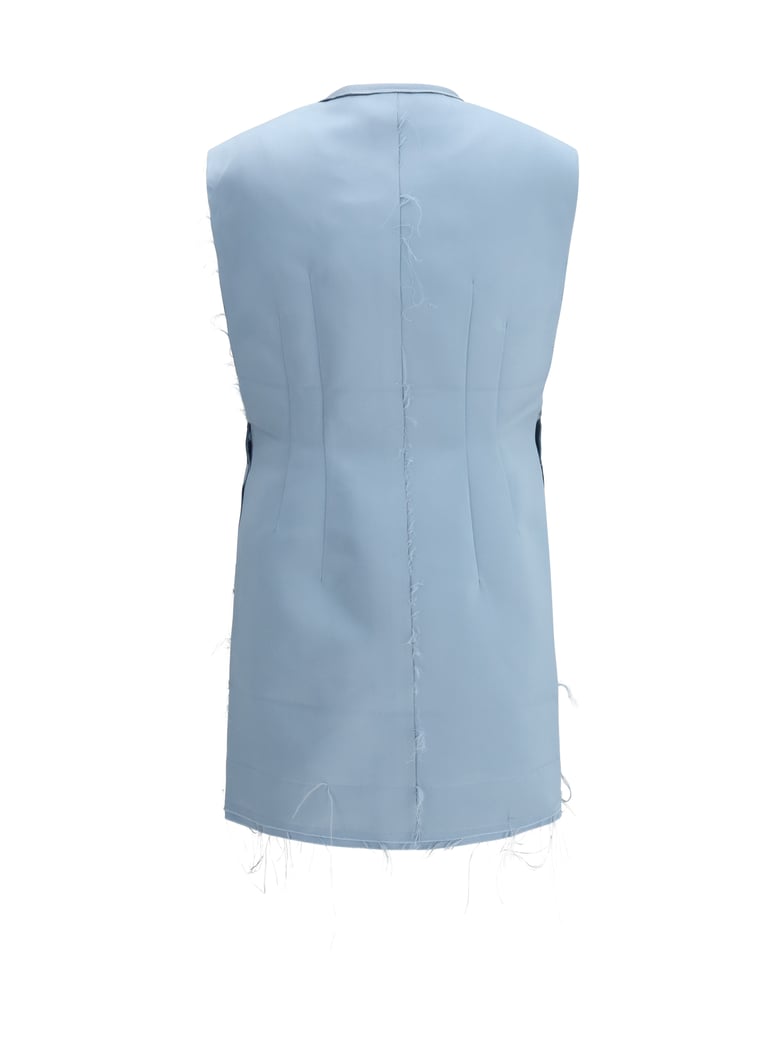 dress sleeveless blue by Selfnex