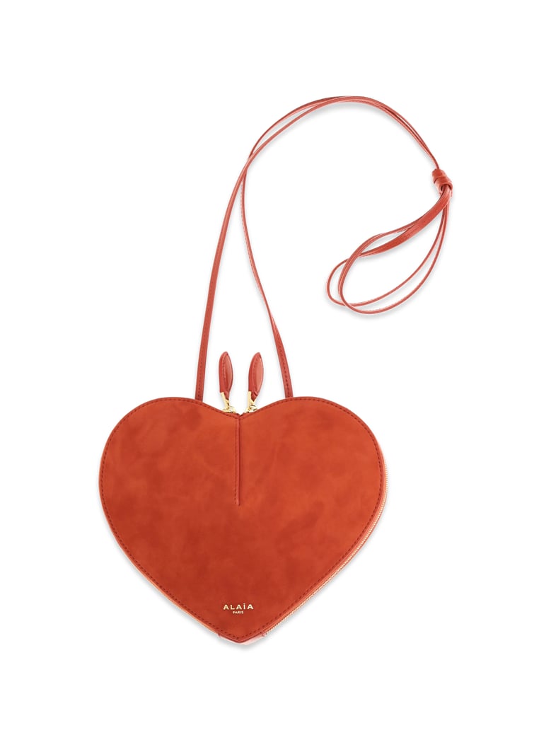 shoulder bag cœur bimaterial burnt orange by Selfnex